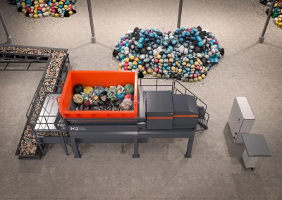 Broyeur stationnaire M&J Recycling MJ P2000